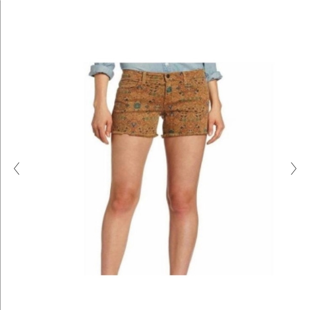 Joe’s Jeans ethnic wallpaper shorts